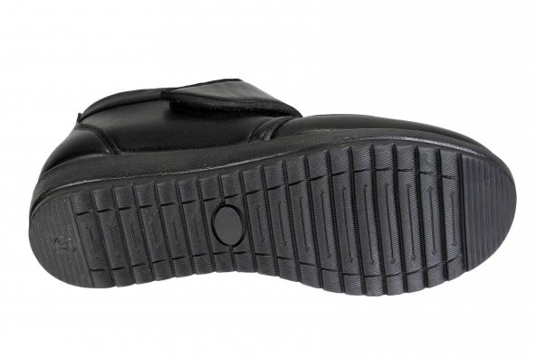 WANETTİ Siyah Çırtlı Ortopedi Comfort Anne Bot - Resim 4