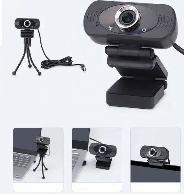 Everest SC-HD03 1080P Full HD Webcam Usb Pc Kamerası - 1