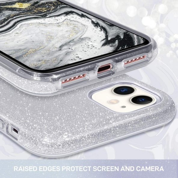 Apple iPhone 11 Pro Kılıf Zore Eni Parıldayan Taşlı Kılıf - 2