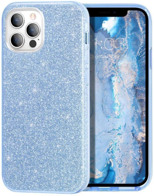 Apple iPhone 11 Pro Kılıf Zore Eni Parıldayan Taşlı Kılıf - 6