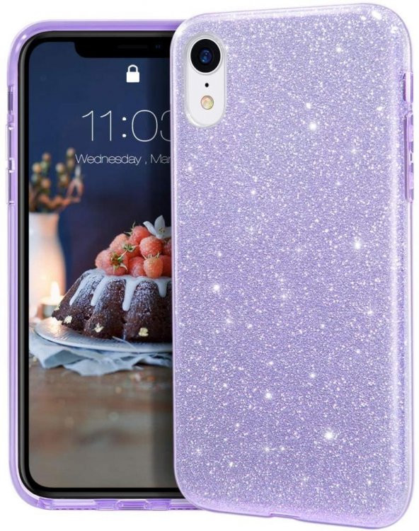 Apple iPhone XS Max 6.5 Kılıf ​​​Zore Eni Parıldayan Taşlı Kılıf - 2