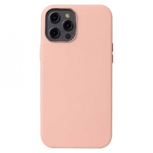 iPhone 12 Pro Max Kılıf Zore Eyzi Deri Kamera Çıkıntılı Kapak - 6