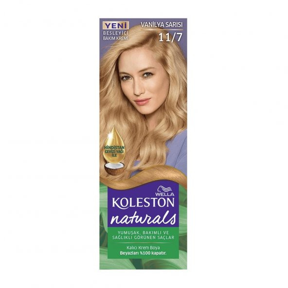 Koleston Naturals 11/7 Vanilya Sarısı Kalıcı Krem Boya