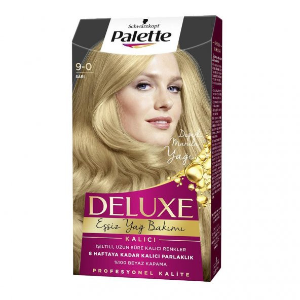 Palette Deluxe Kit Saç Boyası  9-0 Sarı