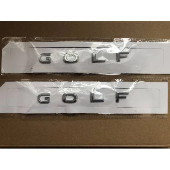 YENİ NESİL VOLKSWAGEN GOLF 7 7.5 8 BAGAJ YAZISI ARMA LOGO - 2