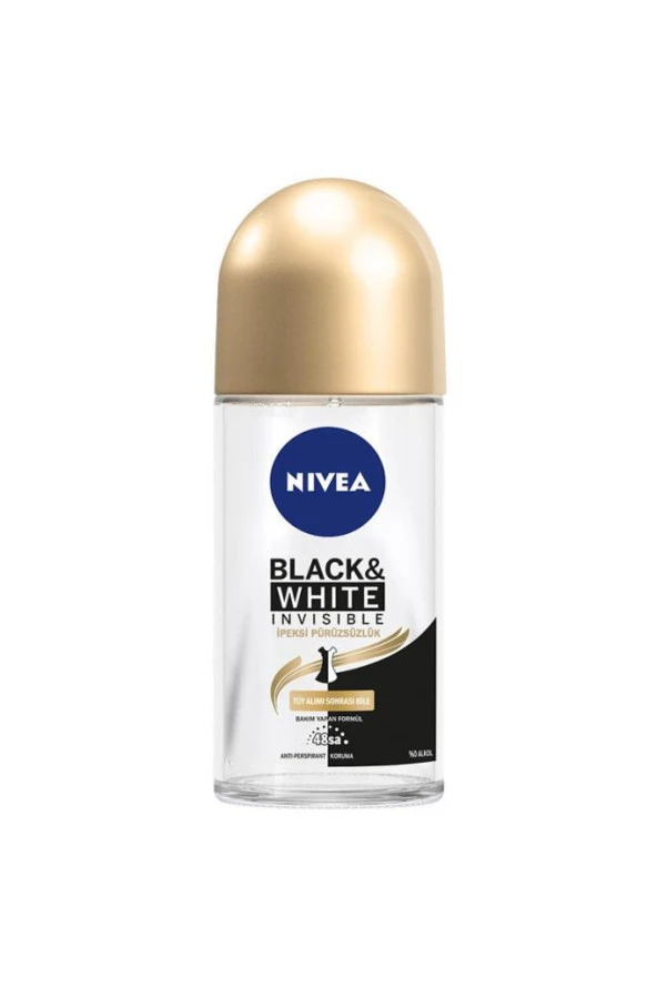 Nıvea Deo Roll-On Women Invısıble Black&whıte İpeksi 50ml