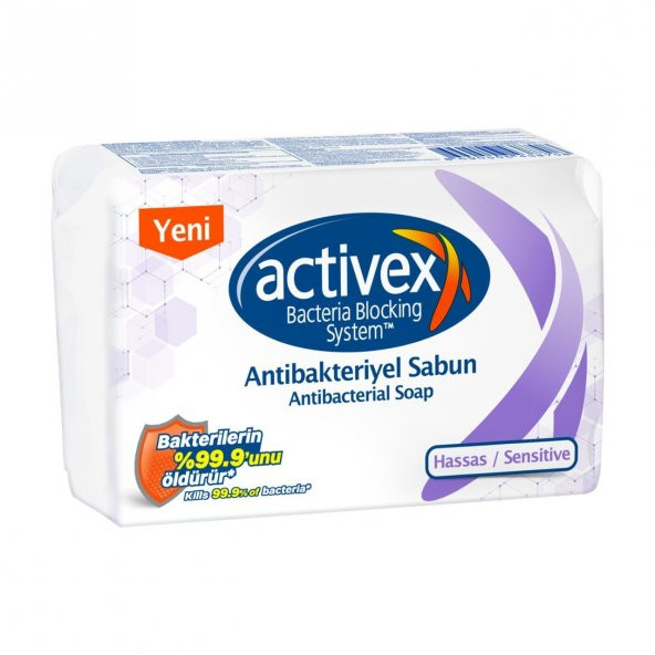Activex Antibakteriyel Sabun Hassas 80g x 4 Adet