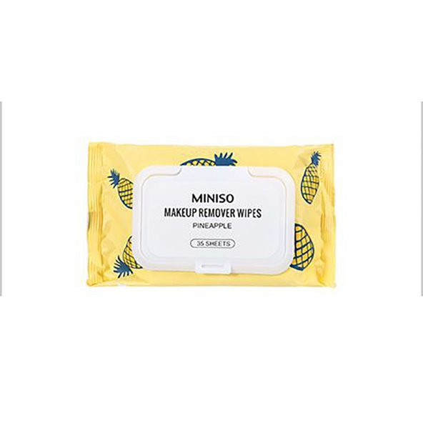 MINISO - Meyveli Makyaj Temizleme Mendili (35 Adet) (Ananas)