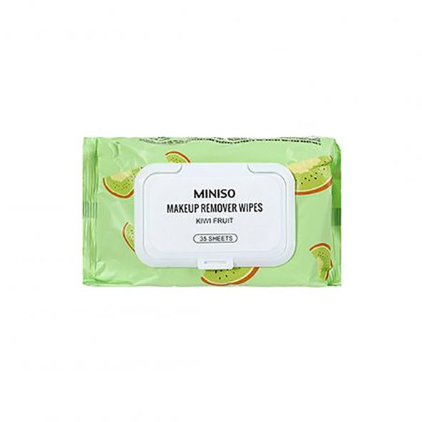 MINISO - Meyveli Makyaj Temizleme Mendili (35 Adet) (Kivi)