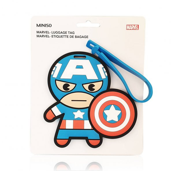 MINISO - MARVEL Bagaj Etiketi (Captain America)
