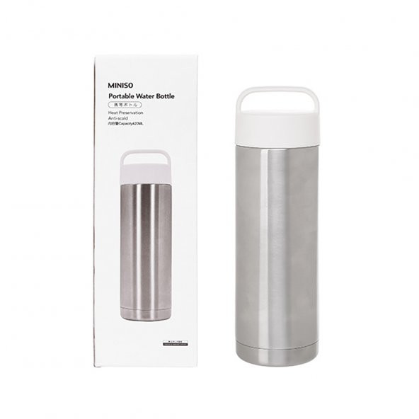MINISO - Taşınabilir Termos 420ml