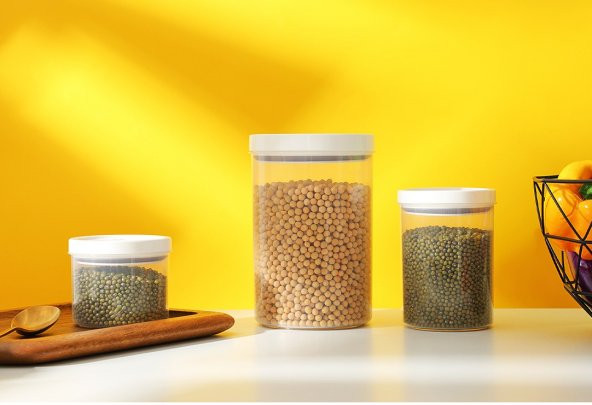 MINISO - PP Vakumlu Saklama Kabı  600ml - 3