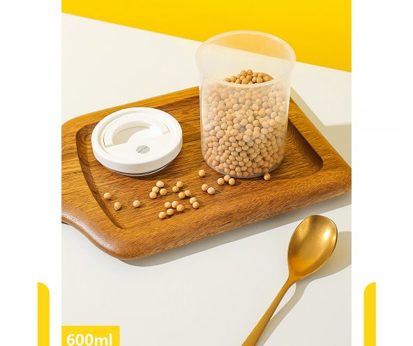 MINISO - PP Vakumlu Saklama Kabı  600ml - 4