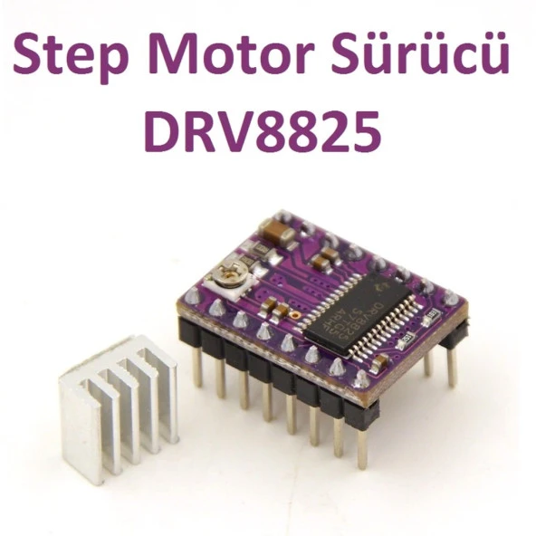 Arduino Step Motor Sürücü DRV8825 Devresi Ramps 3D Yazıcı Printer