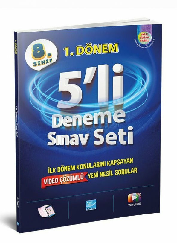 Koza Yayın 8. Sınıf 1. Dönem Tekrar Soru Kitapları Seti - 2