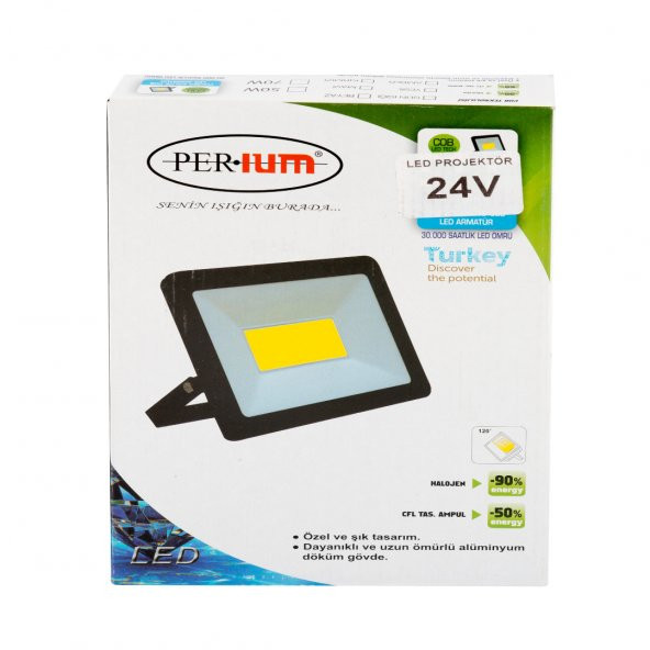 Perium 30 Watt Led Projektör Gün Işığı - 4