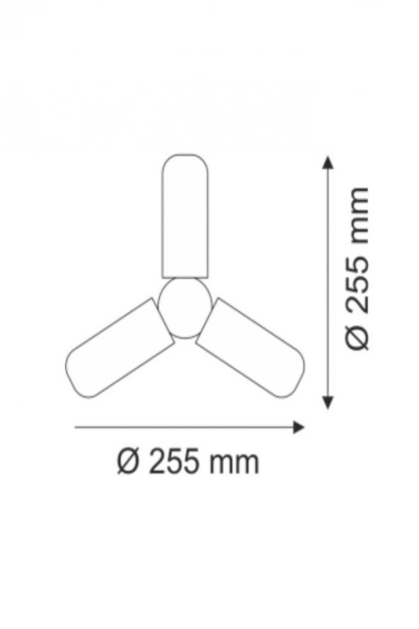 Helios 42 Watt 3 Kollu Pervane Led Ampul 75-1360