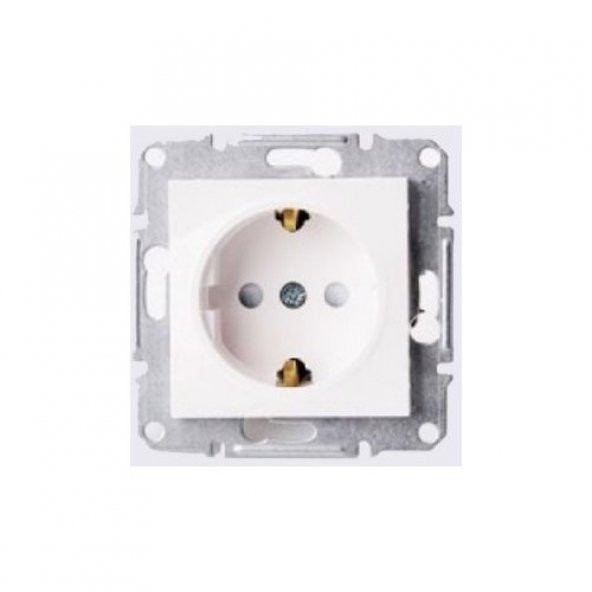 Schneider Electric Asfora Beyaz Çocuk Korumalı Çerçevesiz Toprakl ürün görseli