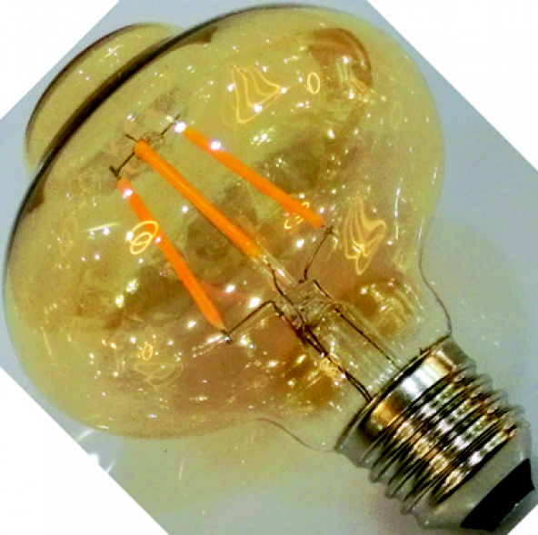 Global 4 Watt Flamanlı Rustik Ampul Ic Driver Rustik E27 4w 2700k - 2
