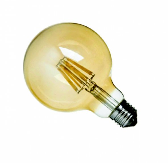 Global Rustik 6 Watt Led Ampül Ic Driver C35 E27 6w 2700k 440 Lüm