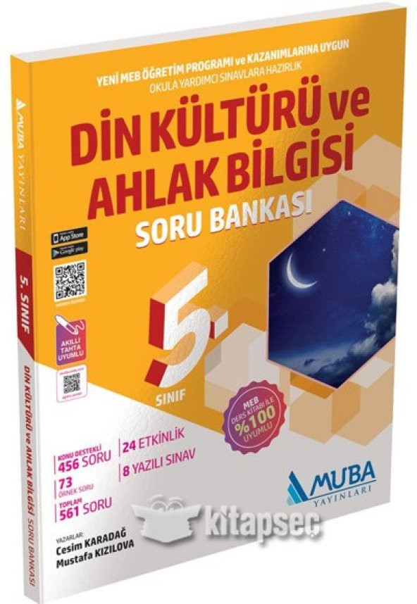 5. Sınıf Din Kültürü ve Ahlak Bilgisi Soru Bankası Muba Yayınları
