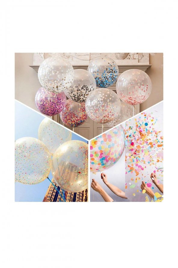 Kına Atölyesi 2 Ad Şeffaf Orta Boy Balon 24inç - 3