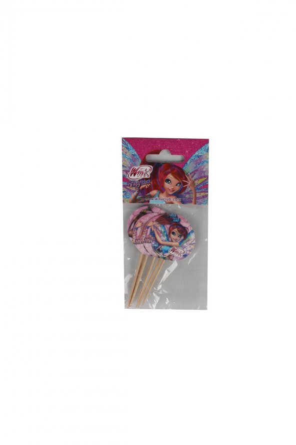 Kına Atölyesi Winx Club Kızları Parti Kürdanı 20 Adet - 3
