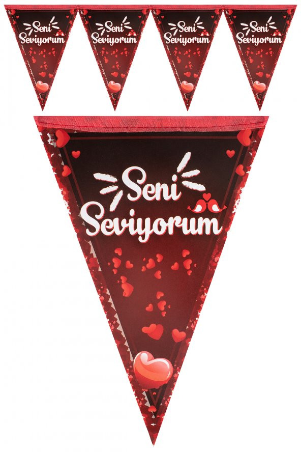 Kına Atölyesi Seni Seviyorum Flaması
