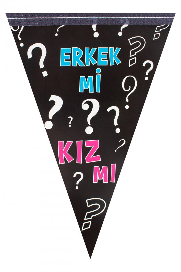 Kına Atölyesi Kız mı? Erkek mi? Bayb Shower Flaması - 2