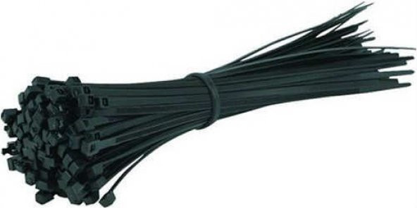 Çetsan 3,6x250 Kablo Bağı Siyah Renk -(100 Adet)(KARGO BEDAVA)=