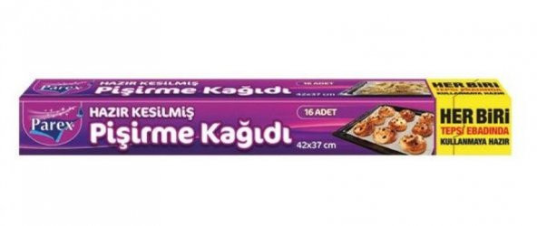 Parex Hazır Kesilmiş Pişirme Kağıdı 16 Adet - 1