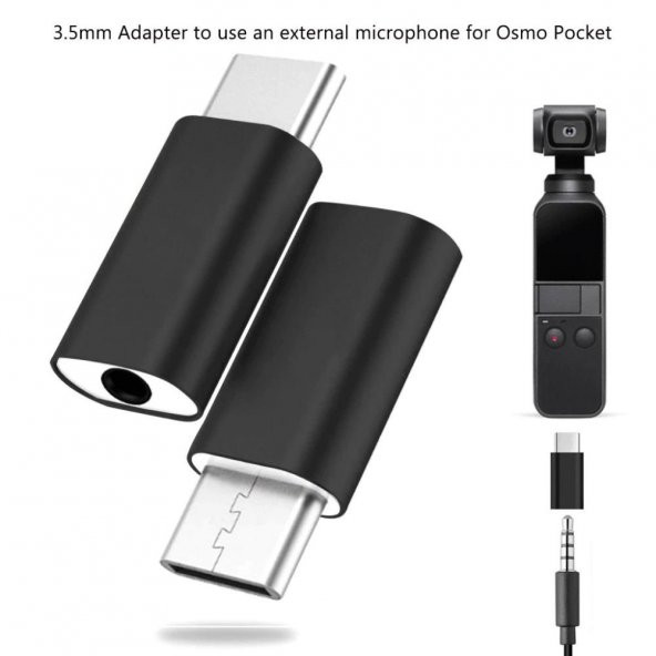 Type C to 3.5 mm Kulaklık Ses Çevirici Dönüştürücü Adaptör - 4