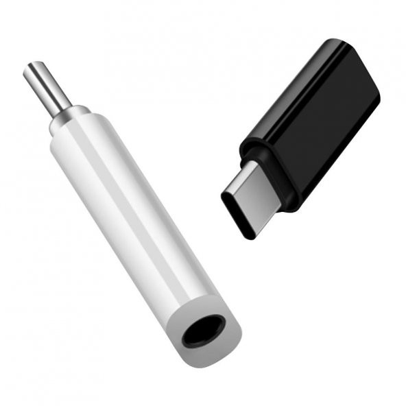 Type C to 3.5 mm Kulaklık Ses Çevirici Dönüştürücü Adaptör - 6