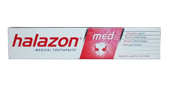 SKT:03/2022 Halazon Medikal Diş Macunu (Med) 75ml