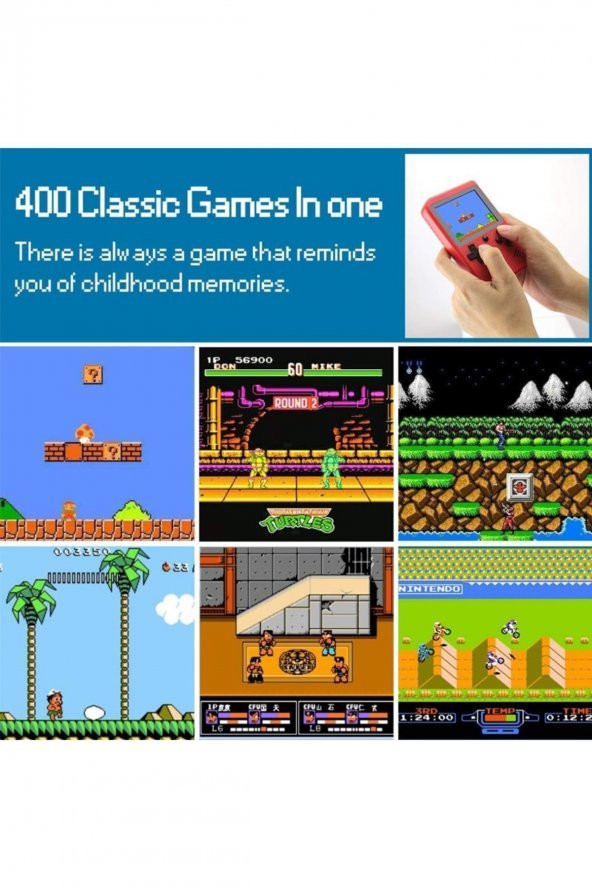 Sup Game Box Oyun Konsolu Mini Atari 400 Oyun 1 Inç - 3
