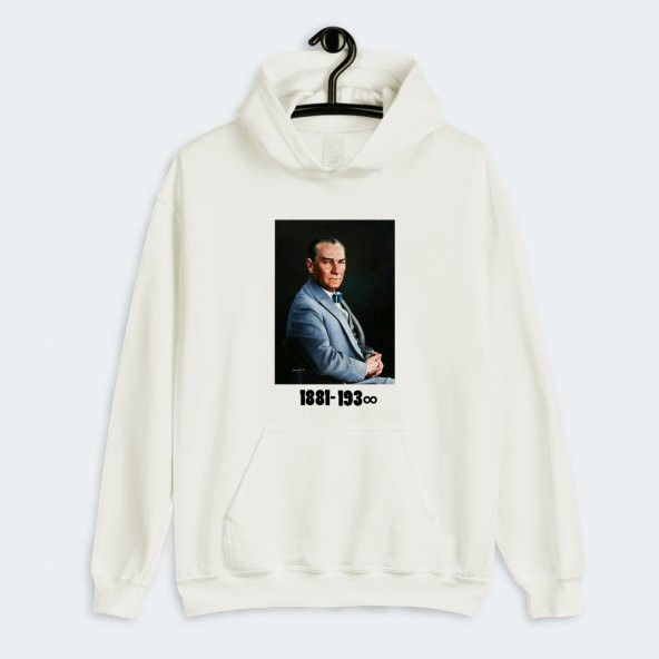 M Kemal Atatürk Baskılı Kapşonlu Sweatshirt 2 - 1