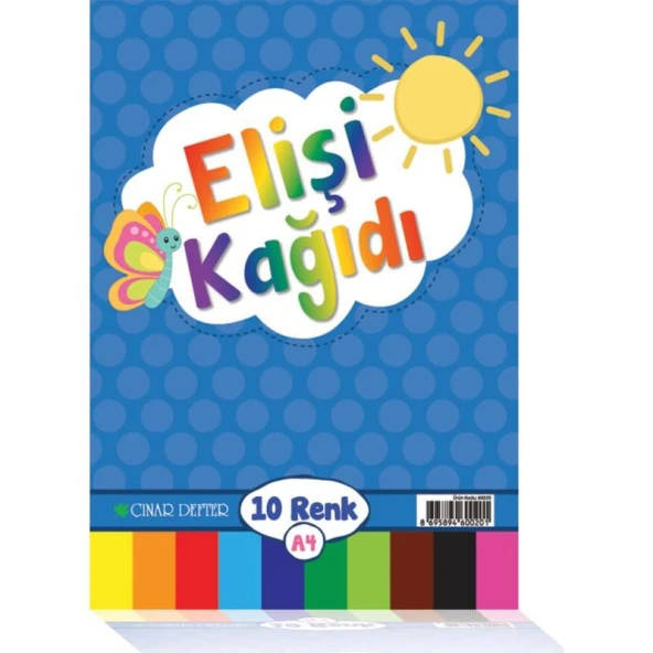 Çınar Elişi Kağıdı 10 Lu Karışık