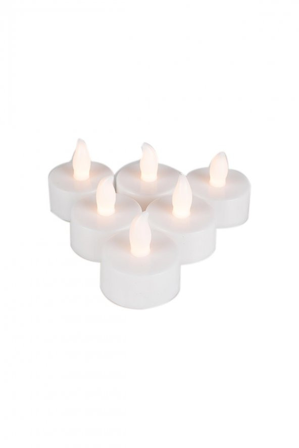 Kına Atölyesi Ledli Tealight 12 Adet Mum - 2