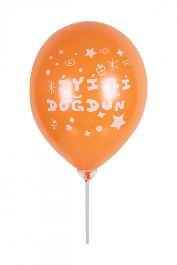 Kına Atölyesi İyi ki Doğdun Balonu Karışık 10 Adet - 4