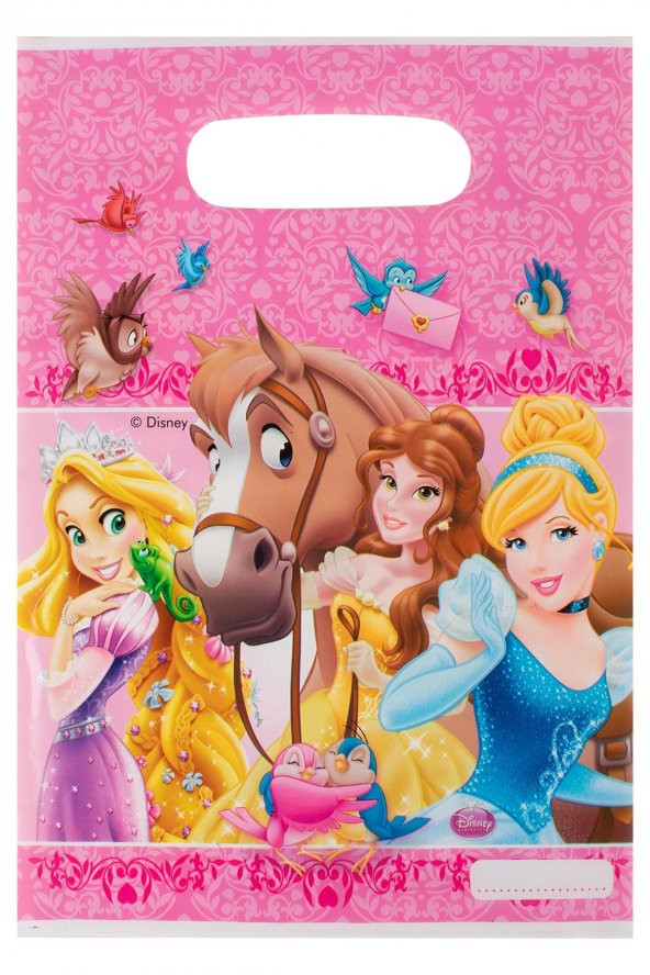 Kına Atölyesi Disney Prenses Baskılı Hediyelik Pls.Çanta 25x16cm 6 Ad - 2