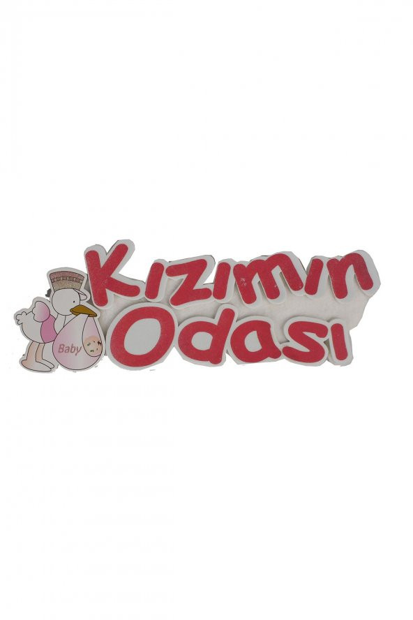 Kına Atölyesi Pembe Kızım Odası Keçeden Kapı Süsü