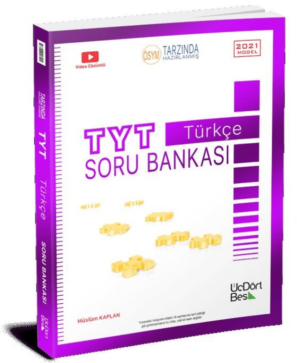 ÜÇDÖRTBEŞ Yayınları TYT Türkçe Soru Bankası