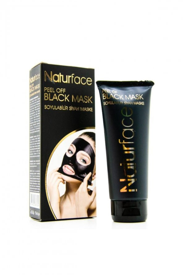 Naturface Renk Açıcı Siyah Yüz Maskesi 100ml Black Mask