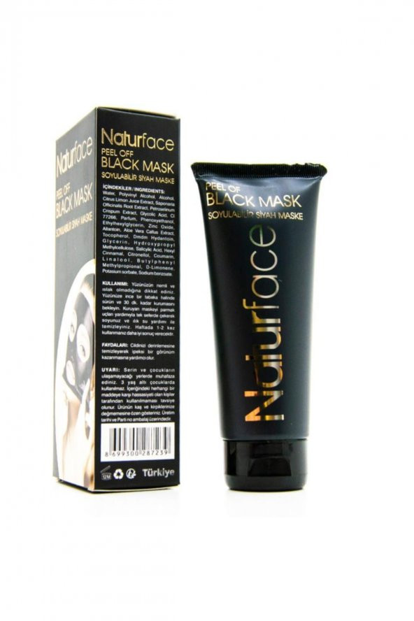Naturface Renk Açıcı Siyah Yüz Maskesi 100ml Black Mask - 2