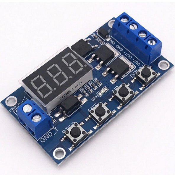 Zaman Ayarlı Modül 5-36v Mosfet Çıkışlı