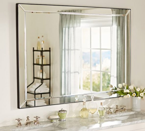 Banyo,Lavabo Aynası 60 x 80 cm Flotal Ayna 4 mm Bizoteli