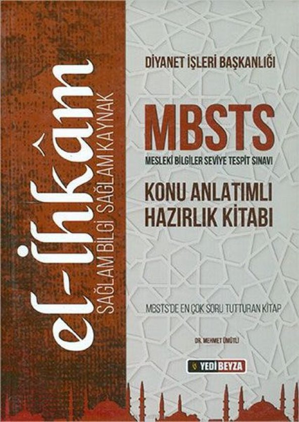 Yedi Beyza Diyanet İşleri Başkanlığı MBSTS 2020 El İhkam Konu Anlatımlı Hazırlık Kitabı