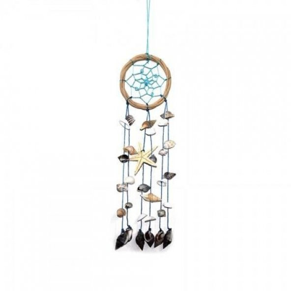 Dreamcatcher Deniz Kabuğu Çan Rüya Kapanı Rüzgar Çanı Hediyelik - 1