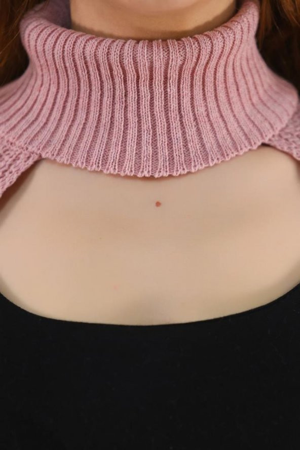 Boğazlı Gövdesiz Triko Pudra - 4727.1319. - 2