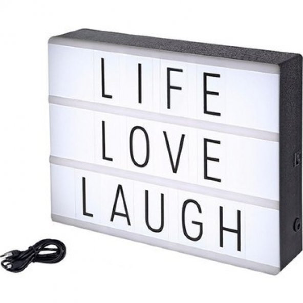 Lightbox Işıklı Pano A4